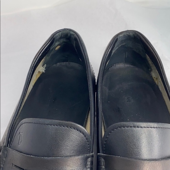 Men’s Tod’s Sz 7.5 Black Leather Slip On Shoes main image 14